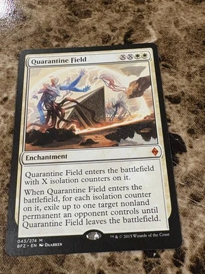 QUARANTINE FIELD Magic MTG Battle For Zendikar - Image 1 of 2