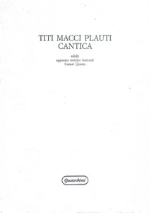 Titi Macci Plauti Cantica | Classical Literature - Picture 1 of 1