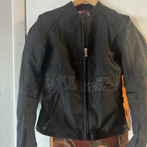 Power Trip Padded Motorcycle Street Riding Jacket Black Women’s Size XS - Picture 1 of 8