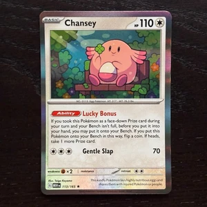 Chansey 113/165 Pokemon 151 Scarler & Violet Holo Rare Card NM - Picture 1 of 2