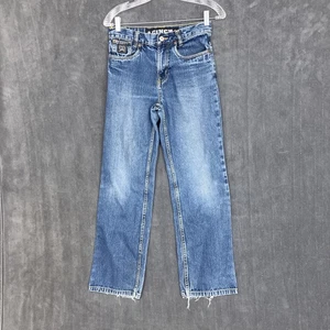 Cinch Jeans Ragazzo 14R Gamba Dritta Western Denim Classico Vita Regolabile - Foto 1 di 16