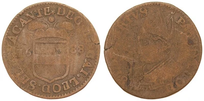 Prince-bishopric of Liege (Belgian States) - Liard 1688 - Sede Vacante - Image 1 of 3