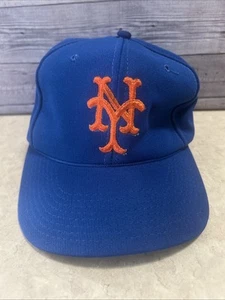 Vintage Youngan New York Mets Sports Specialties Hat Snapback Blue Plain Logo - Picture 1 of 14