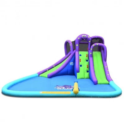 Casa inflable de rebote Mighty parque acuático con piscina y soplador de 780 W Foto 1 de 4