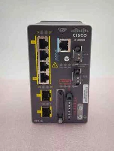 Cisco IE-2000-4TS-G-B Switch managed 4 x 10/100 + 2 x Gigabit SFP Industrial - Photo 1/8