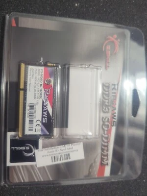 8GB G.Skill Ripjaws DDR3 1600MHz SO-DIMM 1.35V laptop memory - Image 1 of 2