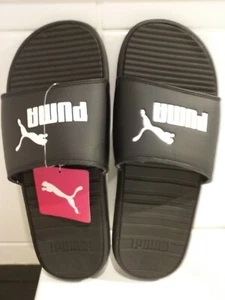 PUMA Cool Cat Sports Slides, Unisex, 10 / 43 black & white cat, BN, auth - Picture 1 of 9