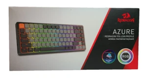 Redragon Azure K652 Low-Profile Wireless Mechanical Keyboard - Blue Switch - Picture 1 of 7