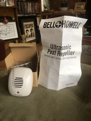Nuevo ~ Bell + Howell Repelente Ultrasónico de Plagas Enchufe Electrónico Rápido ¡Envío Gratis!! Foto 1 de 4