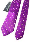 NWT Metropolitan Museum of Art Thick Woven Magenta Gold Hall of Stars Silk Tie 