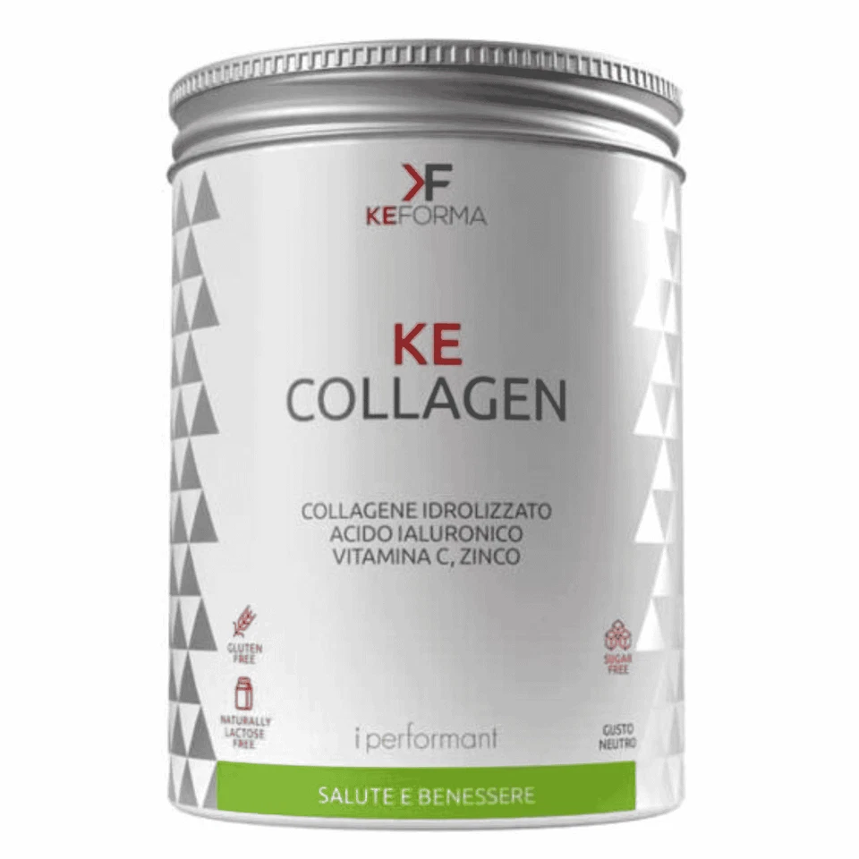 KEFORMA Ke Collagen 300 gr Collagene Idrolizzato con Zinco e Vitamina C