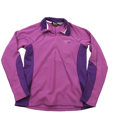 Mountain Hardwear Sweater Womens Large Long Sleeve Pullover 1/4 Zip Pink - Image 1 of 4