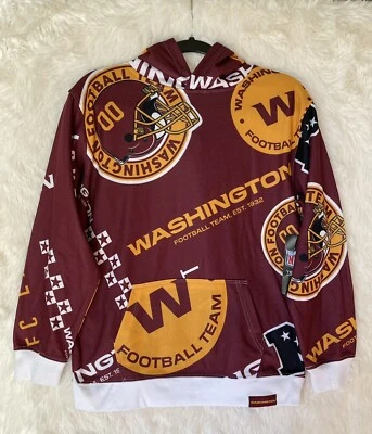 NFL Team Apparel Washington Commanders￼ Kids Boys Hoodie Sweatshirt L 14-16 New - Image 1 of 3