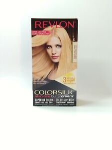 New In Box Revlon Colorsilk Buttercream Hair Color 93 Light Golden Blonde 1 Kit 