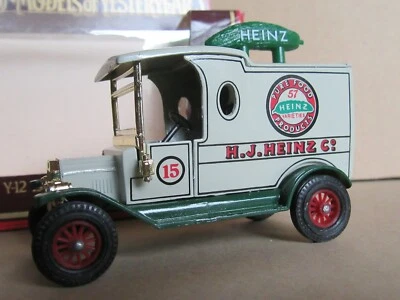 873M Matchbox Y12 Inghilterra 1912 Ford T Heinz 1:35 + Scatola Edizione Limitata - Immagine 1 di 4