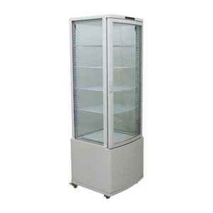 Refrigerated Cake Display Showcase 110V 5 Layers Floor Display Cabinet w/ Wheels - Picture 1 of 12