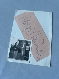 MARGIT NÜNKE (†2015) Fotomodell signed Albumausschnitt 12x16 Autogramm autograph - Bild 1 von 1