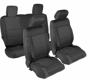 Smittybilt Neoprene Seat Cover Set - Black for 13-18 Jeep Wrangler JK 2-Door - Bild 1 von 5