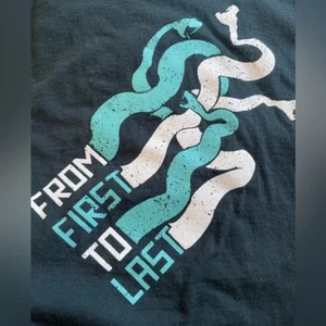 New Popular From First to Last Black T-Shirt Cotton Full Size RM825 - Picture 1 of 3