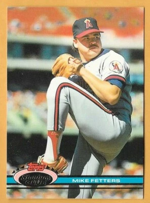 MIKE FETTERS ANGELS #228 - TOPPS STADIUM CLUB NM-MT 1991 - Image 1 of 2