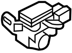 8651A165 Mitsubishi Sensor, air bag, lh 8651A165, New Genuine OEM Part - Bild 1 von 1