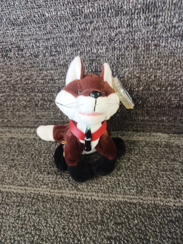 Coca-Cola 1998 Brown Fannie The Fox Germany Flag International Series Vtg