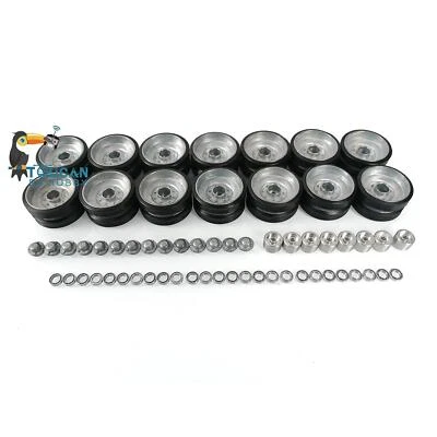 Henglong 1/16 Road Wheels Metal Spare Parts for RC Tank 3889 German Leopard2A6 - Image 1 of 4