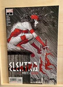 ELEKTRA BLACK WHITE BLOOD #1 JOHN ROMITA JR COVER 2021 NM- - Bild 1 von 1