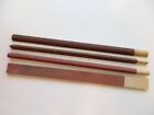 Lot of 4 emery buffs - flat triangular and rond - pre-owned - from watchmaker