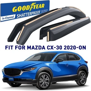 Protectores de lluvia viseras de ventilación pantalla para Mazda CX-30 2020-2025 IRROMPIBLE - Imagen 1 de 7