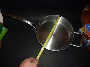 9" Edelstahl Kupfer Boden Palme Restaurant Kochtopf - Bild 1 von 6