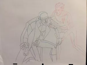 X-MEN animación celdas producción arte cómic Wolverine and the CYCLOPS MARVEL X1 - Imagen 1 de 3