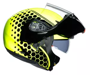 Casco Moto Modulare AGV COMPACT-ST DETROIT YELLOW FLUO BLACK - Foto 1 di 3