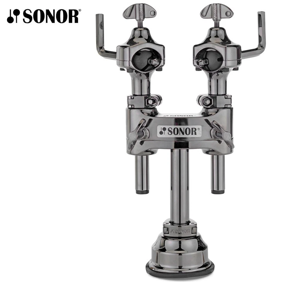 Sonor DTH-675-MC-B 600 Series Double Tom Holder Black Plated w/ Omni Ball System - Image 1 of 1