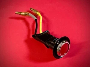 YAMAHA • NOS Headlight Red Pilot Indicator Lamp XS1 RD AT1 CT1 DT1 RT1 IT TT TY - Foto 1 di 4