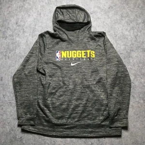 Nike NBA Denver Nuggets Team Hoodie Herren XL grau Pullover Performance Warmup - Bild 1 von 13