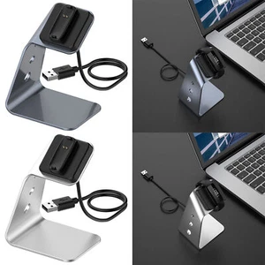 Pour Fitbit Inspire 2 Activity Tracker Chargeur Dock Aluminium Métal Montre Chargeur - Photo 1 sur 14