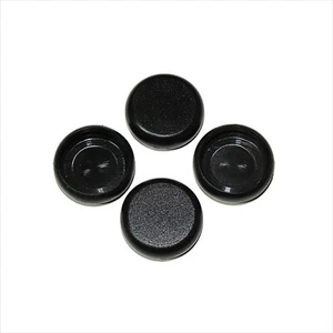 4 Pcs 5/16" Round Nylon Chair Feet Disc Glide for Floor Protector Black - Picture 1 of 4