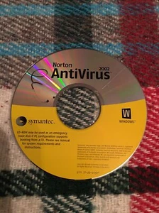 Norton Antivirus 2002 Disc Only Windows - Picture 1 of 1