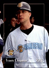 2015 Charleston RiverDogs Grandstand #7 Travis Chapman Jacksonville Florida Card