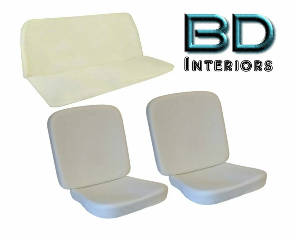 1969 - 1974 VW Volkswagen Karmann Ghia Molded Front Seat Foam & Rear Padding Set - Image 1 of 4