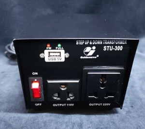 Goldsource STU-300 Transformer Converter: AC 110V/220V Step-Up/Down with USB - Picture 1 of 7