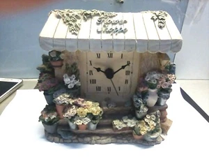 Fidji Graphics CK-FS-201 - Horloge de Table Fleur Shoppe - Utilisé 1996 - Picture 1 of 3