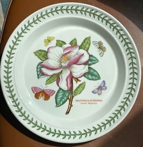 Portmeirion Botanic Garden 10 1/2" Dinner Plate Magnolia Altissima - Picture 1 of 4