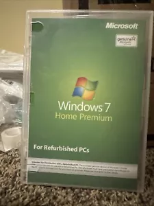 2010 Microsoft Windows 7 Home Premium For Refurbished PC's Genuine PreOwned - Picture 1 of 3