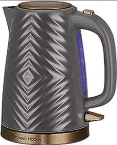Hervidor de agua Russell Hobbs Jarra 1,7 L 3 Kw Hervidor de agua Ranurado Gris Solo Envío y devolución gratuitos - Imagen 1 de 3