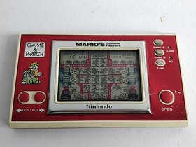 Vintage Nintendo Game and Watch Mario's Cement Factory Handheld Japan Working