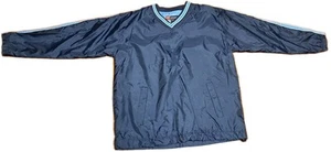 Steve & Barrys Jacket Men's M Medium Nylon Windbreaker Pullover V Neck Lined NEW - Picture 1 of 5