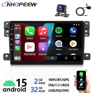 2+32G Android15 CarPlay For Suzuki Grand Vitara 2005-2015 Car Stereo Radio GPS - Picture 1 of 14