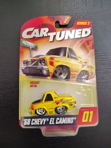 MGA Car Tuned Series 2 '68 Chevy El Camino #01 Yellow - Picture 1 of 2